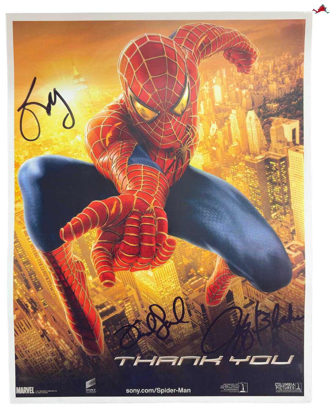 Official Cast & Crew Gift for Sam Raimi’s Spider-man 2 (2004)