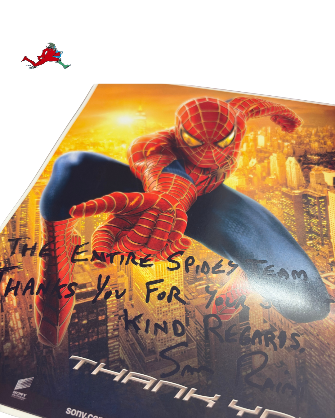 Official Cast & Crew Gift for Sam Raimi’s Spider-man 2 (2004)