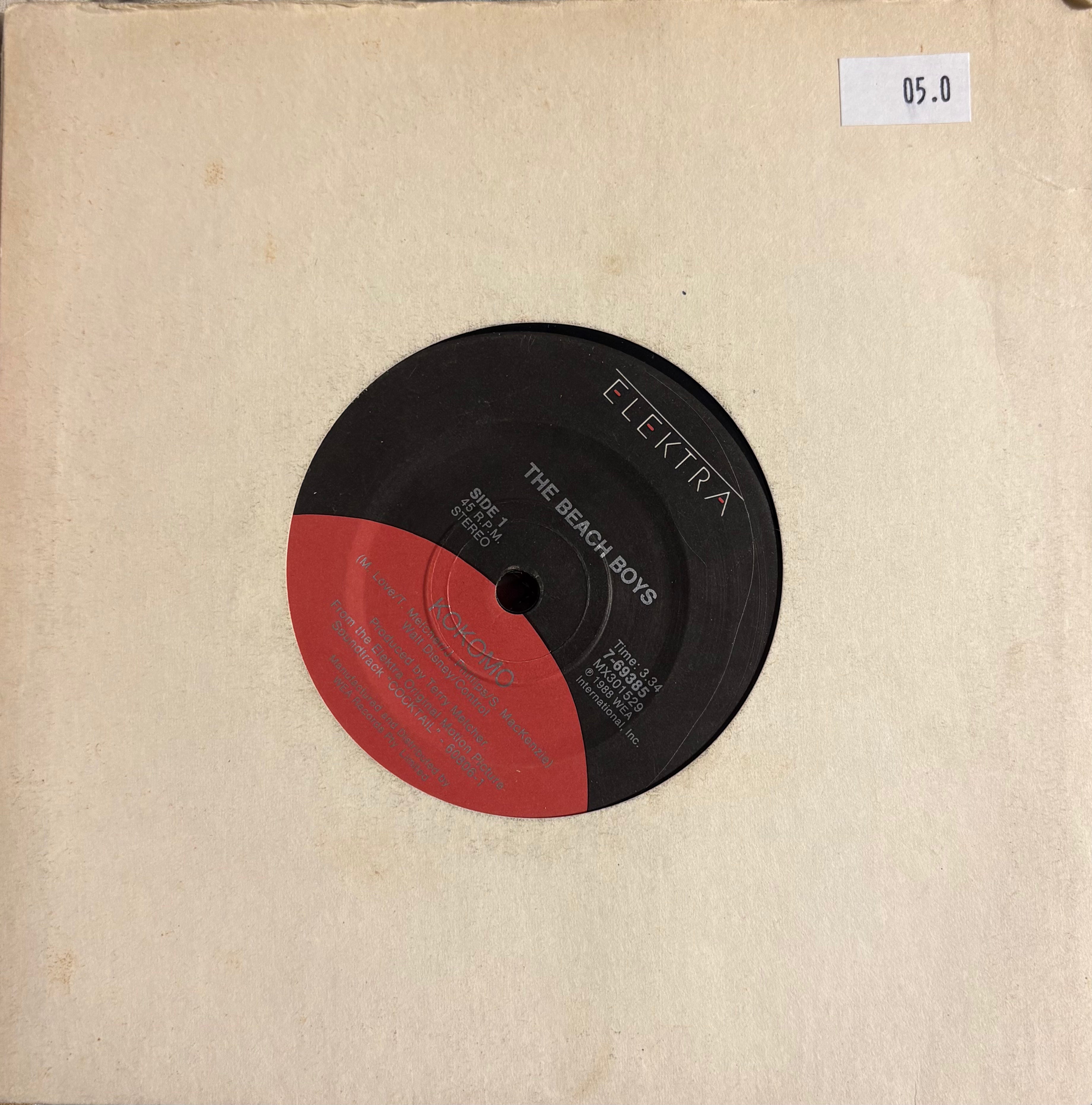 The Beach Boys / Little Richard – Kokomo / Tutti Frutti – 7", AU 1988
