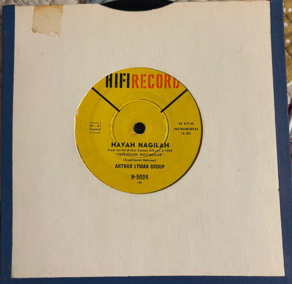 Arthur Lyman Group – Havah Nagilah / Yellow Bird – 7", AU 1961