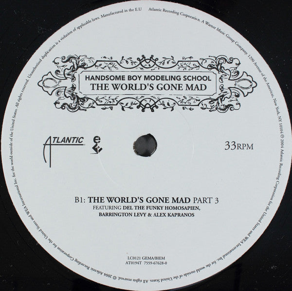 Handsome Boy Modeling School – The World's Gone Mad – 12", EU 2005
