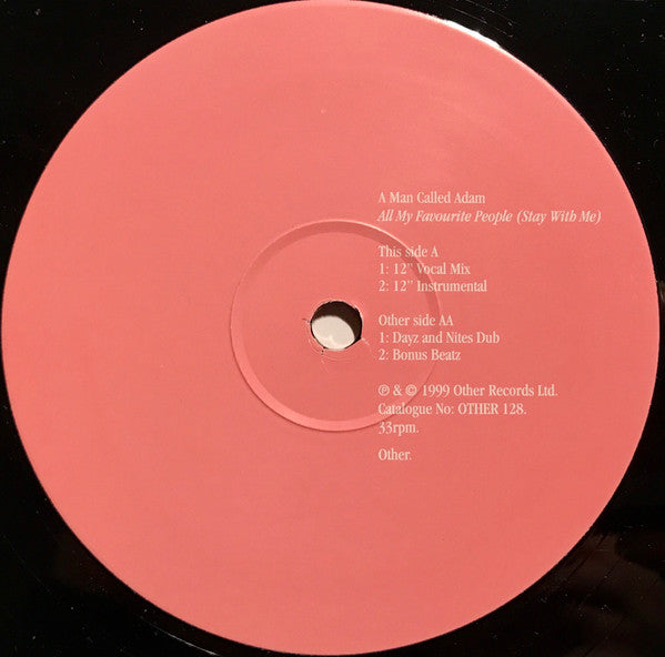 A Man Called Adam – All My Favourite People (Stay With Me) — image 3