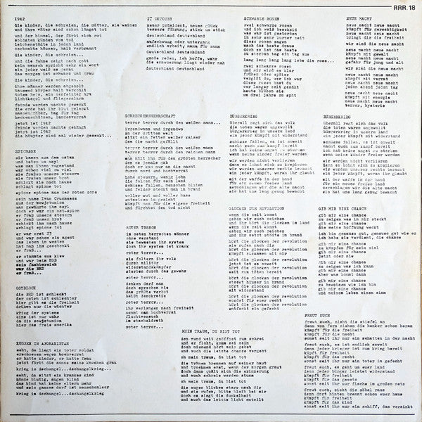 OHL – Verbrannte Erde – LP, DE 1983