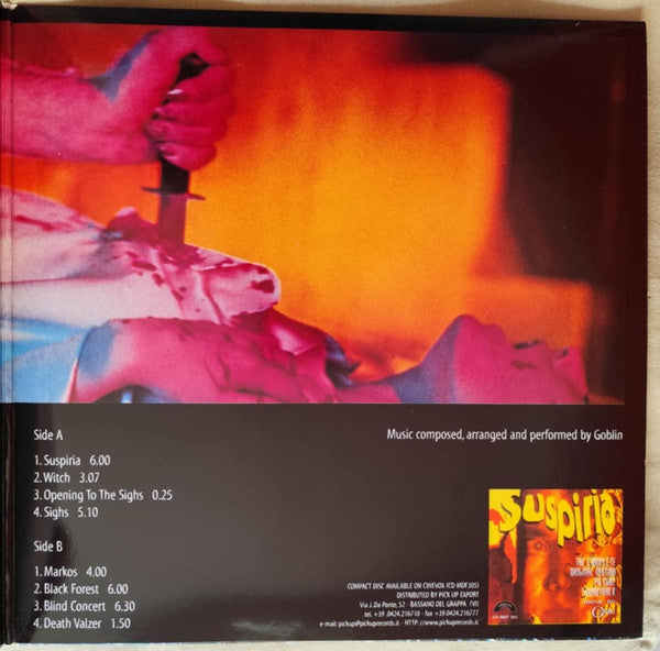 Goblin – Suspiria (Original Motion Picture Soundtrack) – LP, IT 2000