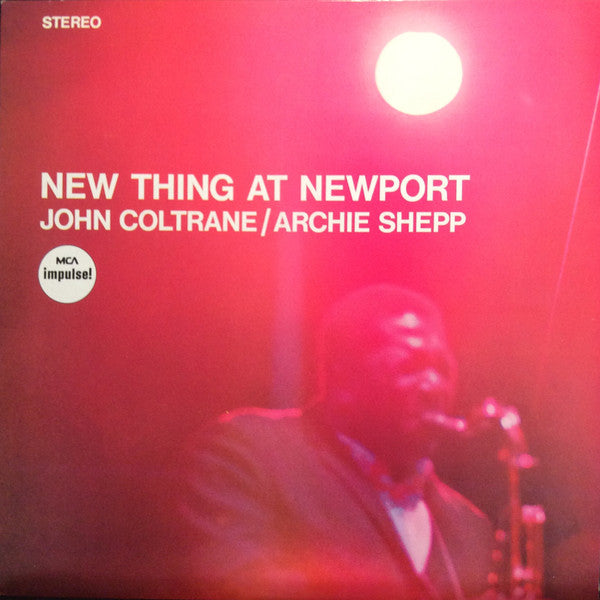 John Coltrane / Archie Shepp – New Thing At Newport — front cover