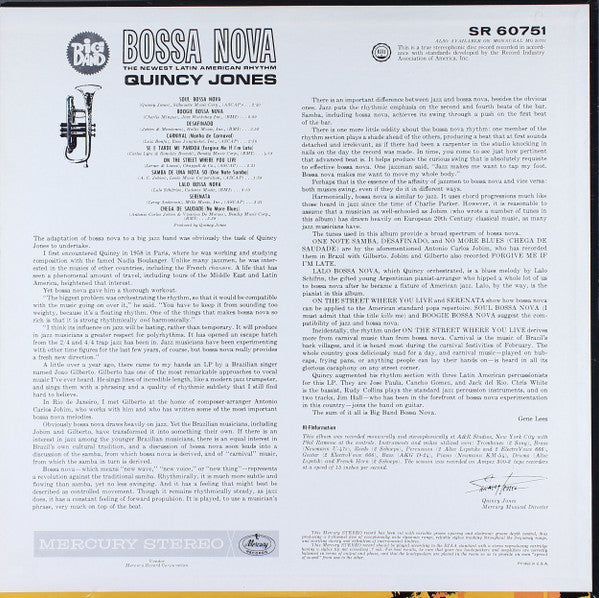 Quincy Jones And His Orchestra – Big Band Bossa Nova — back cover