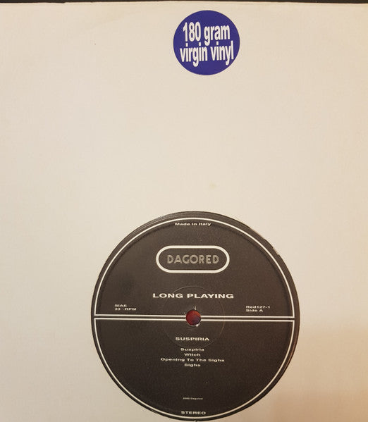 Goblin – Suspiria (Original Motion Picture Soundtrack) – LP, IT 2000