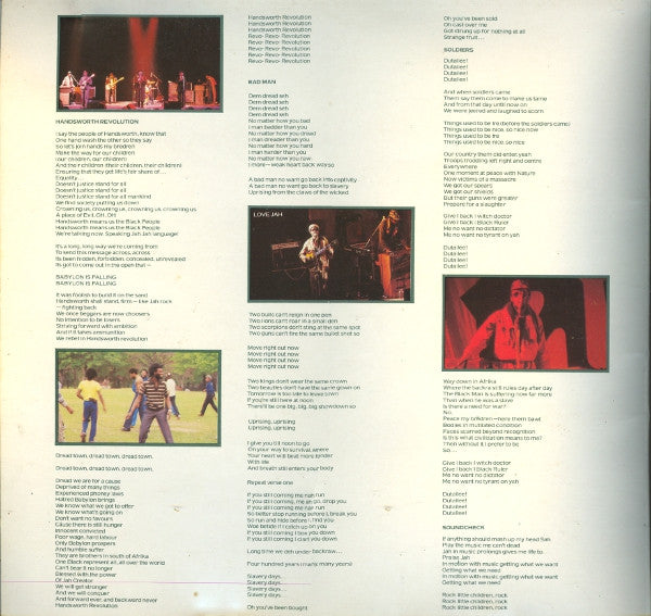 Steel Pulse – Handsworth Revolution — back cover
