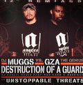 DJ Muggs vs. GZA, The Genius – Destruction Of A Guard (DJ Khalil Remix) / Unstoppable Threats (DJ Solo Remix) — front cover