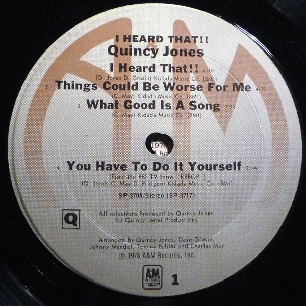 Quincy Jones – I Heard That!! – 2xLP, US 1976