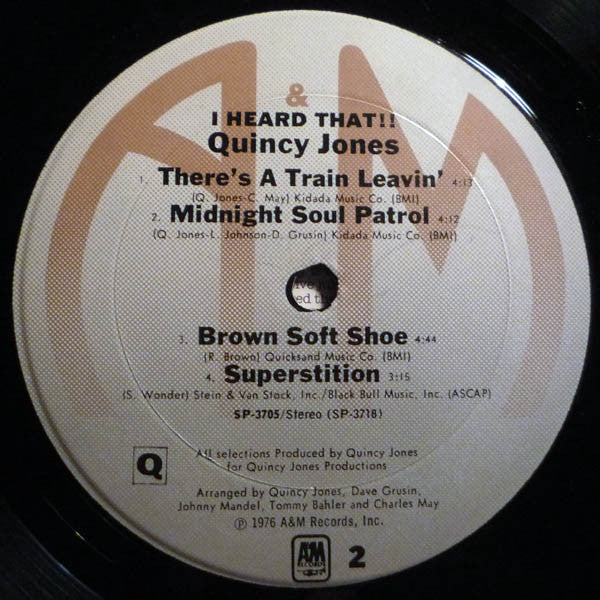 Quincy Jones – I Heard That!! – 2xLP, US 1976