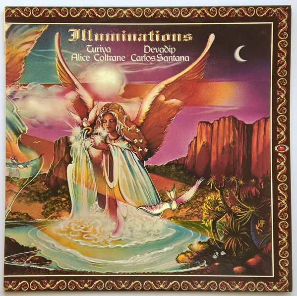 Carlos Santana & Alice Coltrane – Illuminations — front cover