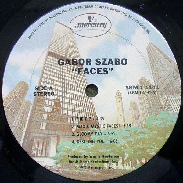 Gabor Szabo – Faces — back cover