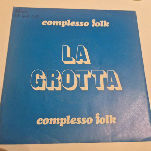 Complesso Folk La Grotta – Venezia No — front cover