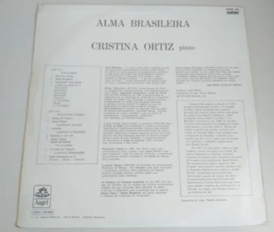 Cristina Ortiz – Brazilian Soul (Alma Brasileira) — back cover