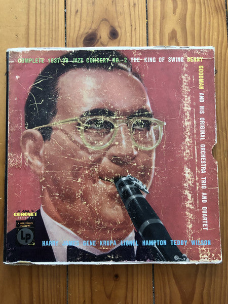 Benny Goodman And His Orchestra, Benny Goodman Trio & The Benny Goodman Quartet – Complete 1937-38 Jazz Concert No. 2 — front cover