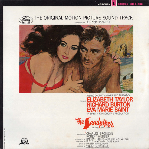 Johnny Mandel – The Sandpiper (The Original Motion Picture Sound Track) — front cover