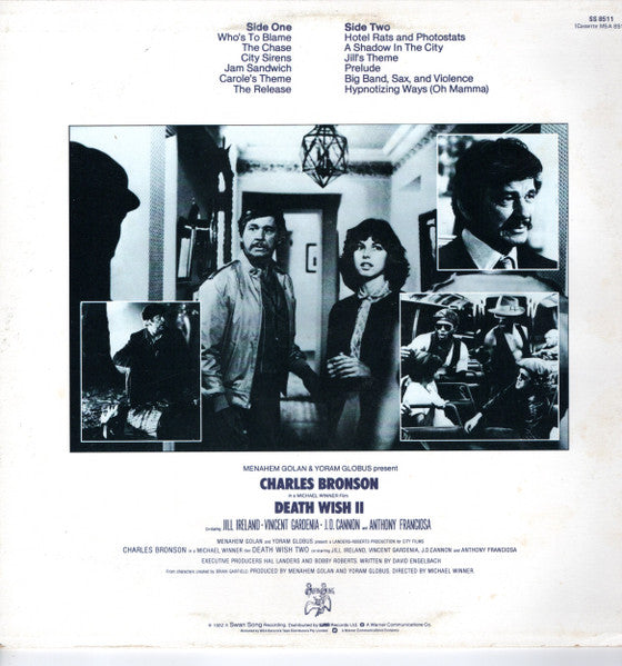 Jimmy Page – Death Wish II (The Original Soundtrack) — back cover