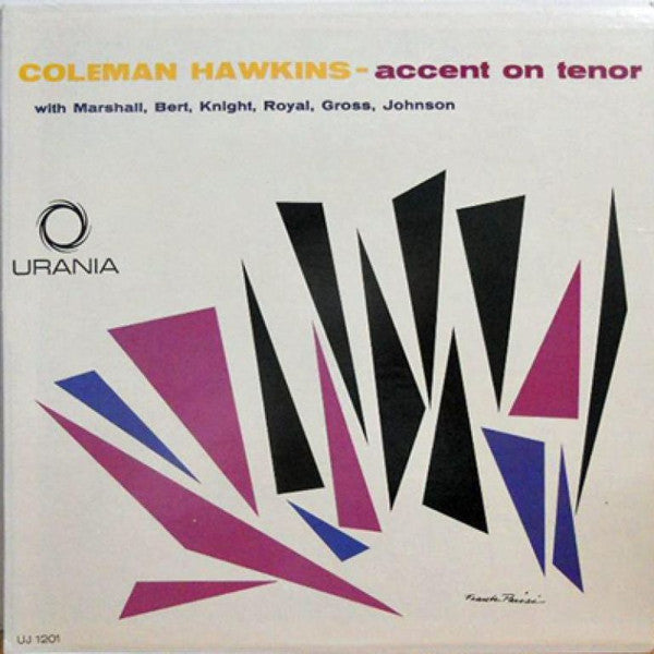 Coleman Hawkins – Accent On Tenor — front cover