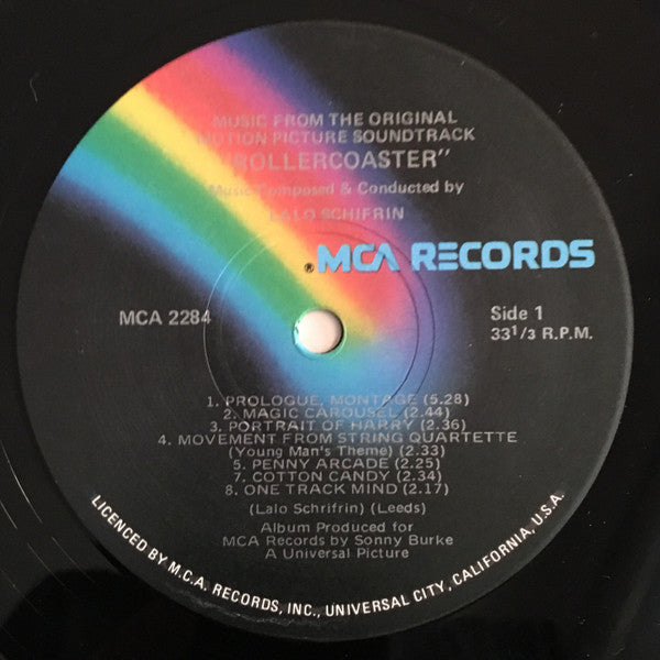 Lalo Schifrin – Rollercoaster (Music From The Original Motion Picture Soundtrack) – LP, AU 1977