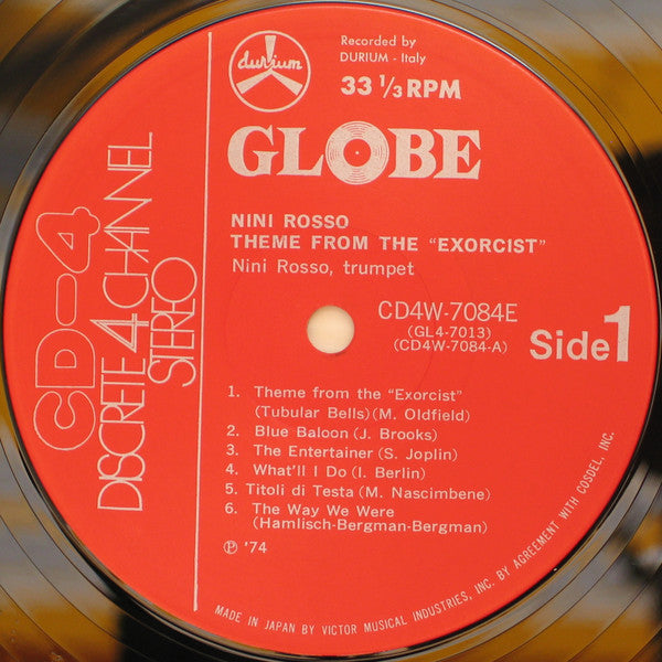 Nini Rosso – Theme From The "Exorcist" – LP, JP 1974