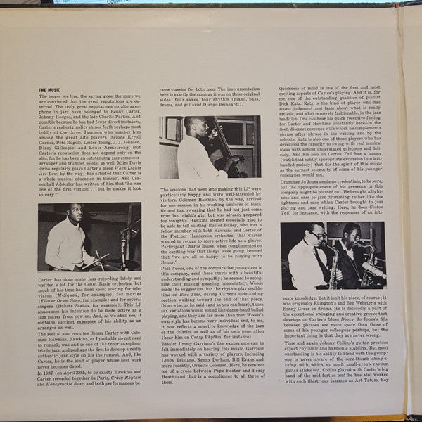 Benny Carter And His Orchestra – Further Definitions — image 3