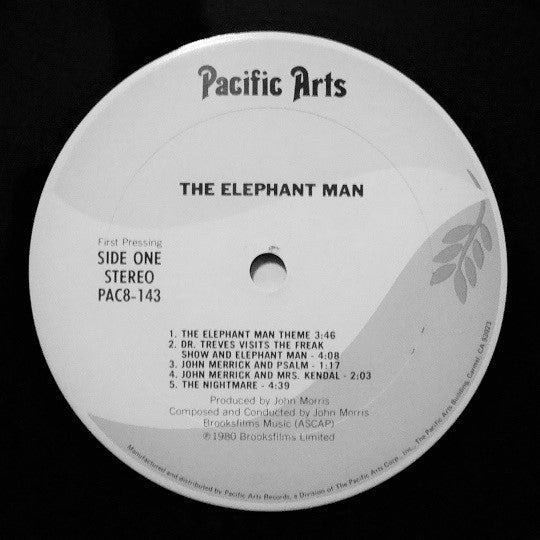 John Morris – The Elephant Man (Original Motion Picture Soundtrack) – LP, US 1980