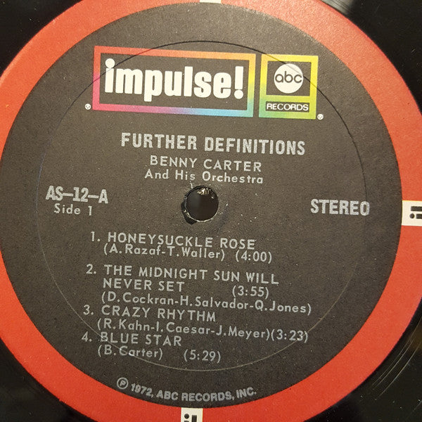Benny Carter And His Orchestra – Further Definitions — image 5