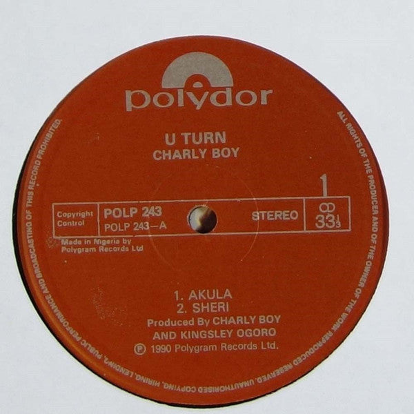 Charly Boy – U Turn — back cover