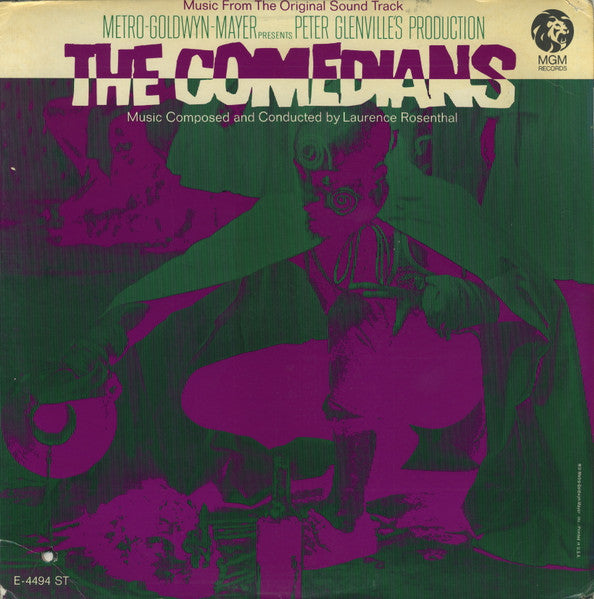 Laurence Rosenthal – The Comedians - Music From The Original Sound Track — back cover