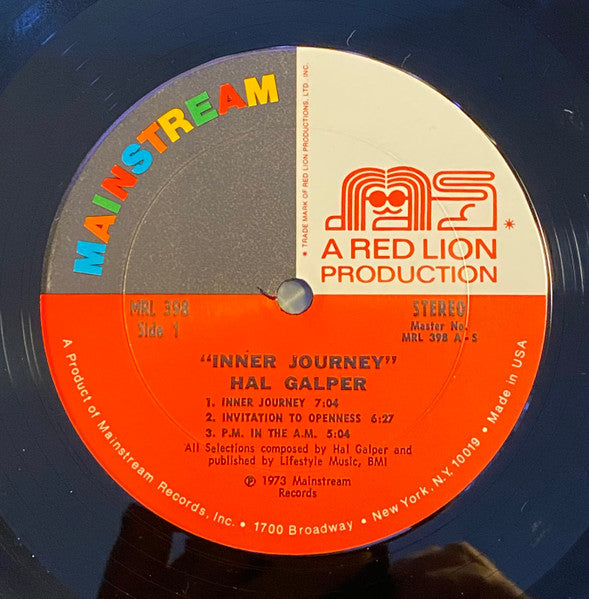 Hal Galper – Inner Journey – LP, US 1973