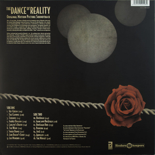 Adan Jodorowsky – The Dance Of Reality (Original Motion Picture Soundtrack) — back cover