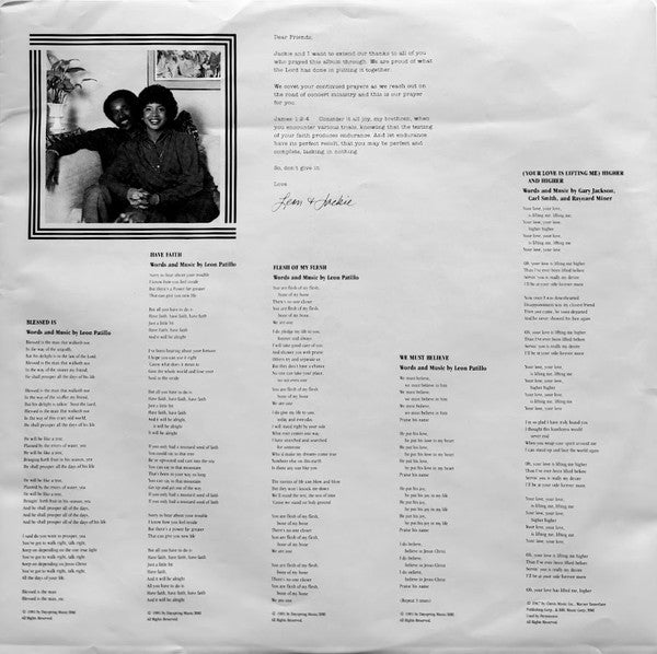 Leon Patillo – Don't Give In – LP, US 1981