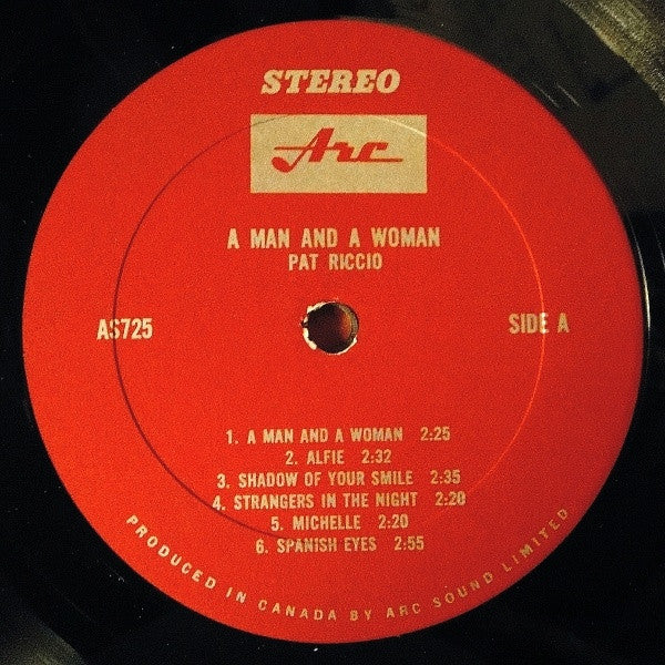 Pat Riccio – A Man And A Woman – LP, CA 1967