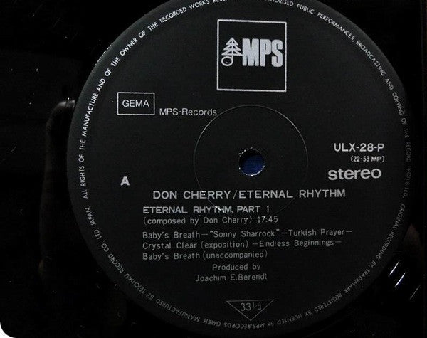 Don Cherry – Eternal Rhythm – LP, JP 1975