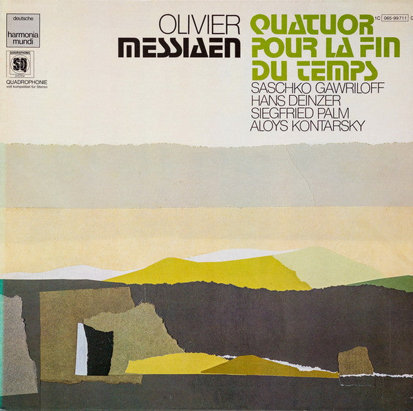 Olivier Messiaen, Saschko Gawriloff, Hans Deinzer, Siegfried Palm, Aloys Kontarsky – Quatuor Pour La Fin Du Temps — front cover