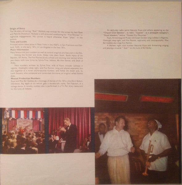 Danny Kaye (2) & Louis Armstrong – The Five Pennies – LP, UK 1959