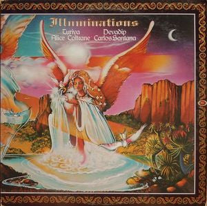 Carlos Santana & Alice Coltrane – Illuminations — back cover
