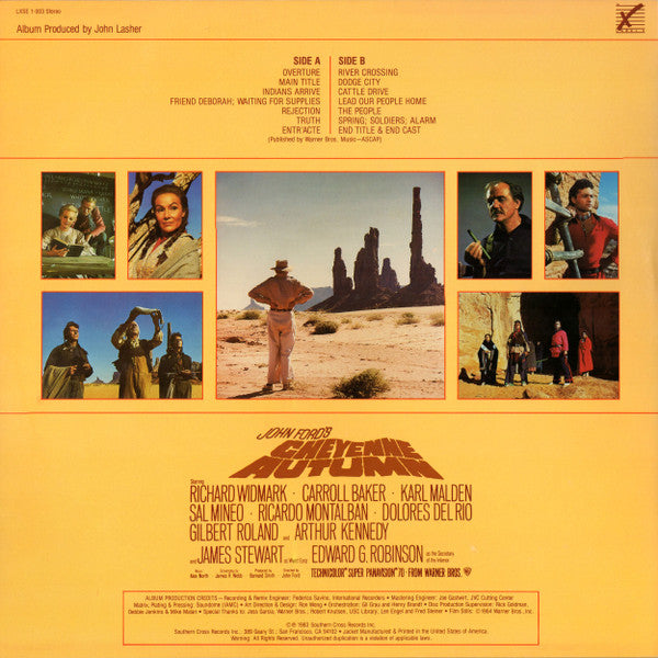 Alex North – Cheyenne Autumn (Original Motion Picture Score) — back cover