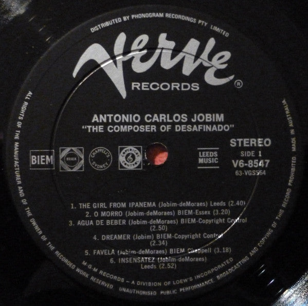 Antonio Carlos Jobim – The Composer Of Desafinado, Plays — image 3