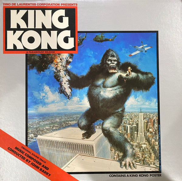 John Barry – King Kong (Original Sound Track) — front cover
