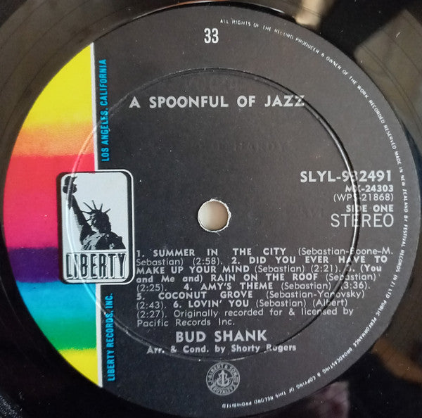 Bud Shank – A Spoonful Of Jazz – LP, AU 1967