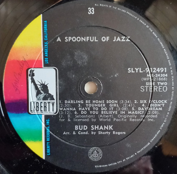 Bud Shank – A Spoonful Of Jazz – LP, AU 1967
