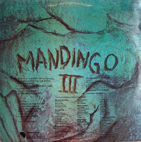 Mandingo (6) – Mandingo III — back cover
