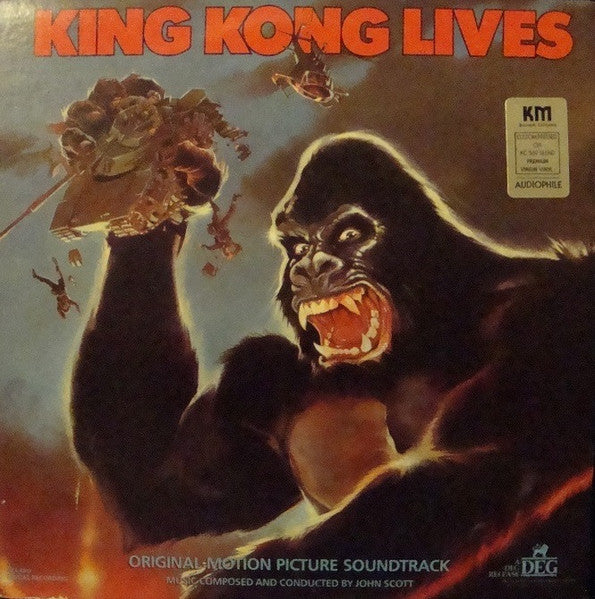 John Scott / Symphonie-Orchester Graunke – King Kong Lives (Original Motion Picture Soundtrack) — front cover