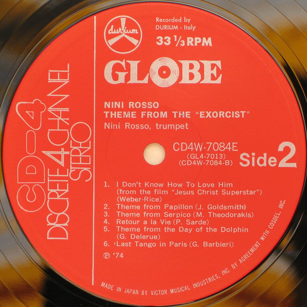 Nini Rosso – Theme From The "Exorcist" – LP, JP 1974