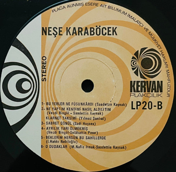 Neşe Karaböcek – Dünden Bugüne – LP, TR 1977