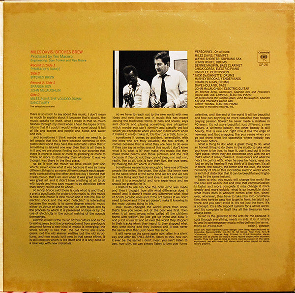 Miles Davis – Bitches Brew – 2xLP, US 1970