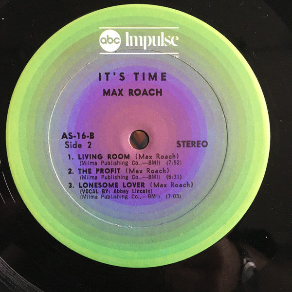 Max Roach His Chorus And Orchestra – It's Time – LP, US 1975