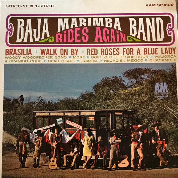 Baja Marimba Band – Baja Marimba Band Rides Again — front cover